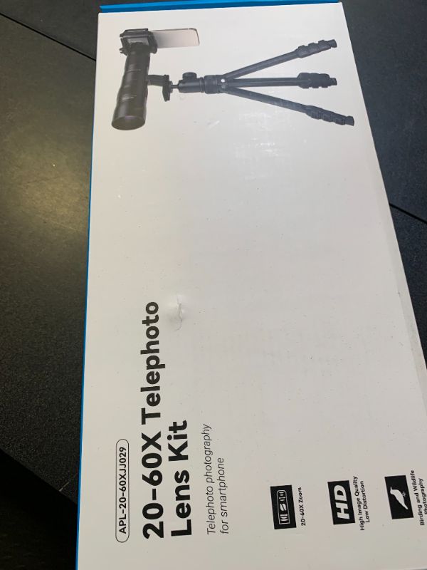 Photo 1 of Evil Eye 20-60X Zoom Telephoto Lens, High Power HD Telephoto Phone Lens with Tripod and Universal Phone Clip for iPhone 16/15/14/13 Series, Samsung, Android Phone and Most Smartphone