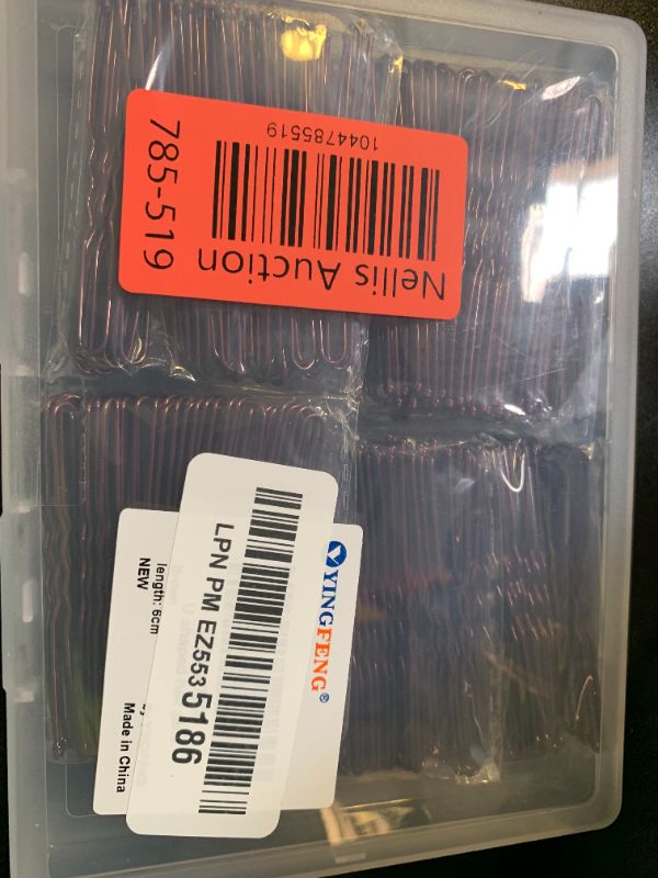 Photo 1 of 330 Count U Shaped Hair Pins Brown, YINGFENG 2.4inch Brown Bun Pins Bun Hair Pins for Women Girls with Storage Box, Hair Accessories for All Women Hair Types
