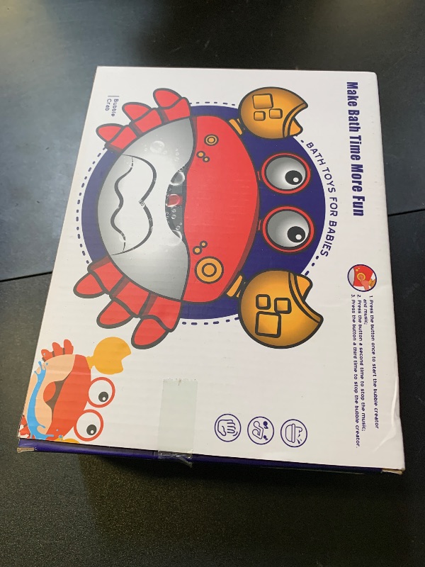 Photo 1 of Crab Bath Toys for Toddlers 1-3 2-4 Bathtub Bubble Maker with Music Automatic Kids Bathtub Bubble Machine Baby Bath Toys for Infants 6-12 12-18 Months Birthday Gifts for 1 2 3 Year Old Boys Girls