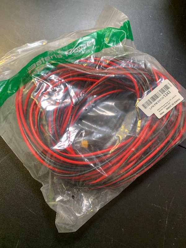 Photo 1 of Bateria Power Solar to XT60 Charge Extension Cable with Solar Connectors Caps, Combined Wire Solar Connector to XT60 Adapter Cable for Solar Panel to Battery RV Power Station Generator 12AWG 50FT