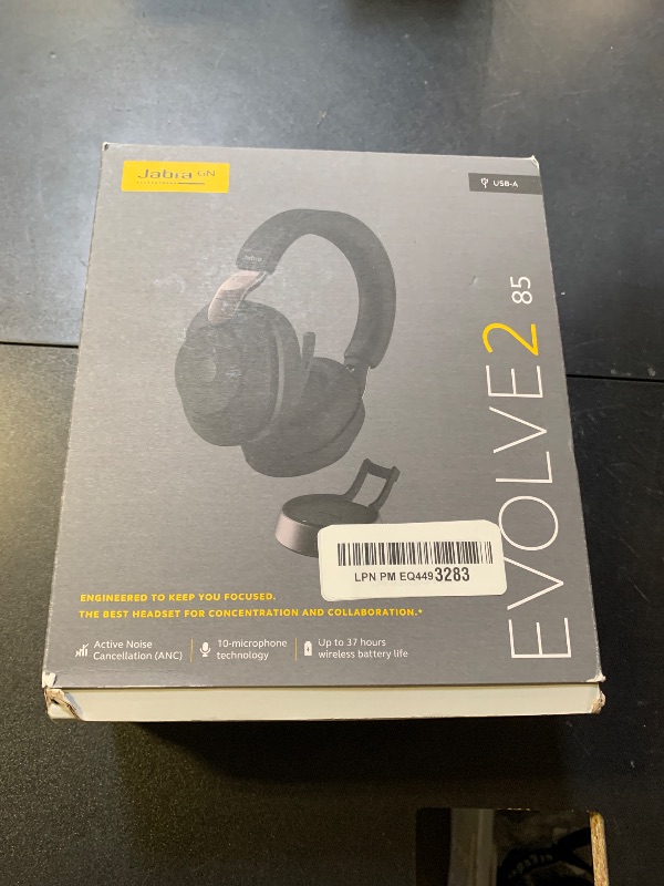 Photo 1 of Jabra EVOLVE2 85, LINK380A UC Stereo Stand Black