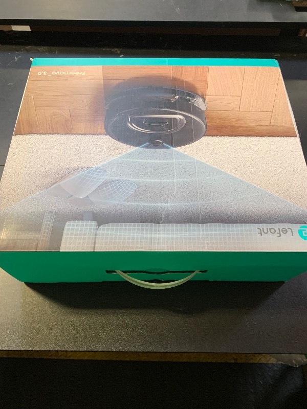 Photo 1 of Lefant LiDAR Robot Vacuum and Mop, 450ml Visible Dustbin, Upgraded 190° PSD Obstacle Avoidance, Customized Cleaning, Multi-Floor Mapping, 150 Mins Runtime, WiFi/Alexa/APP, Pet Hair & Carpets, M330 Pro
