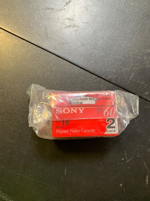 Photo 1 of Sony DVM60PRR/3 60-Minute DVC Tape Hang Tab