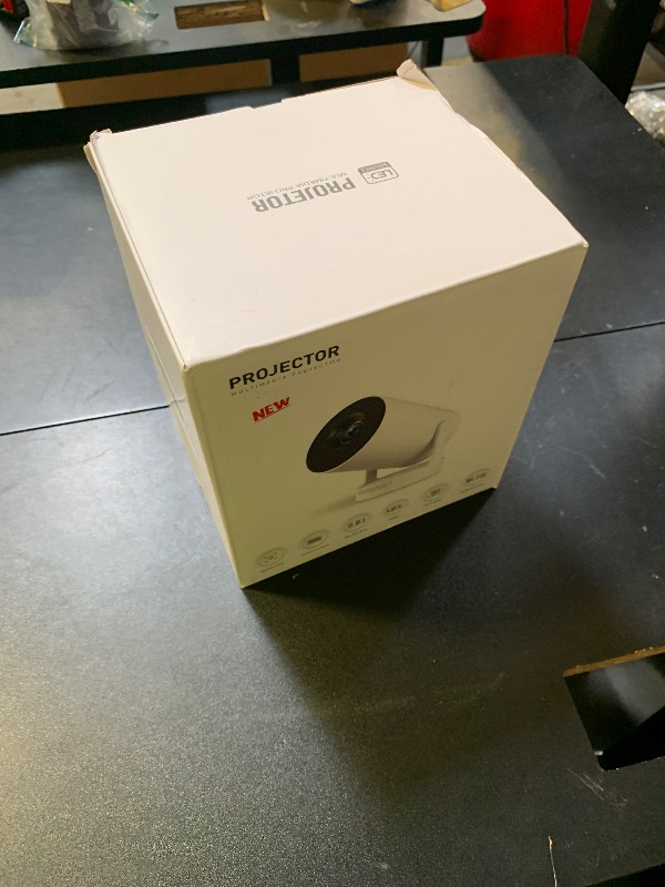 Photo 1 of ?Electric Focus?Mini Portable Projector with 4K Support, Bluetooth 5.4 WIFI6, 5watt Sound Base Speaker, 260 ANSI, Android 11, 210° Rotation , Auto Keystone Correction Video Projector HY300 PLUS