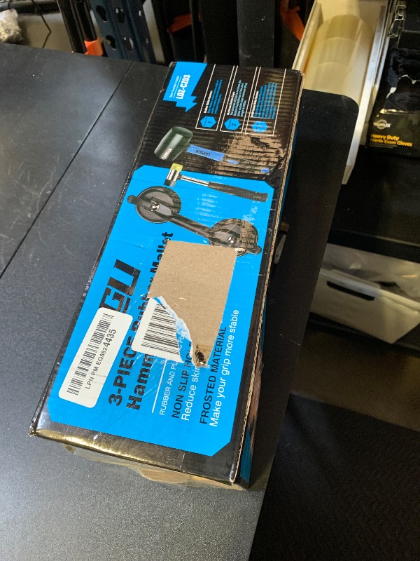 Photo 1 of LOZAGU Floor Gap Fixer Tool Set with Aluminium Suction Cup & Rubber Mallet Hammer, Fixer Tool for Laminate Floor Gap Repair