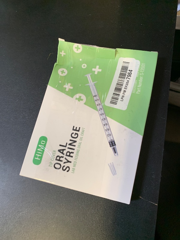 Photo 1 of 20 Pack 1ml Syringe with Cap for Liquid, 1cc Plastic Small Syringes with Cover, Non-Sterile, No Needle