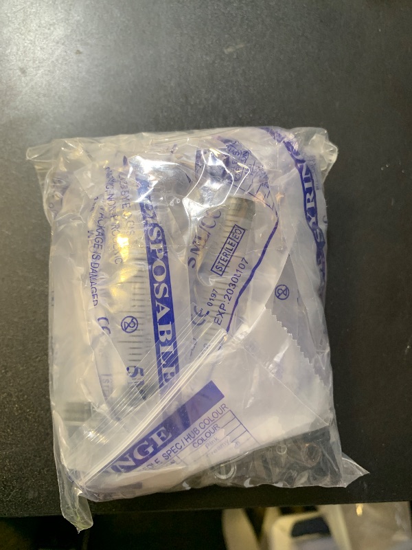 Photo 1 of 5ml Syringe Without Needle - 5 ml Small Plastic Syringes Sterile Individually Packed with Cap for Lab Medicine Student Measuring Liquid and Pet Dog Cat Baby Feeding Oral Colostrum ( 12 Pack 5cc /ml )LPNPMEY2933596
