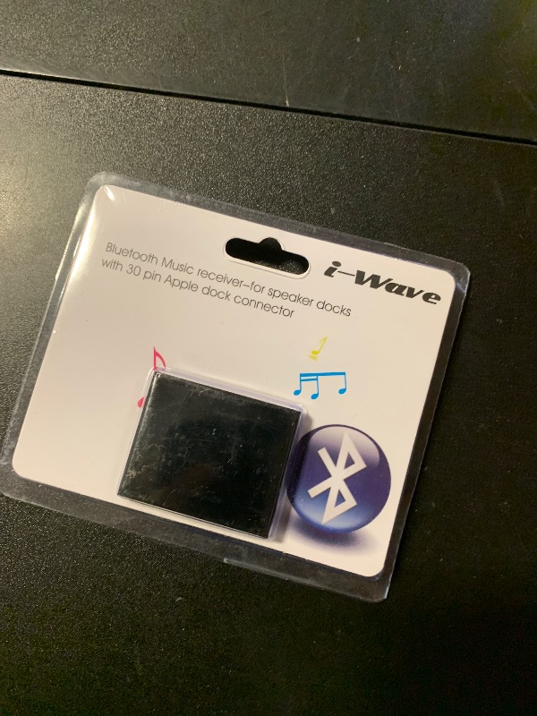 Photo 1 of VR robot 30 Pin Bluetooth Receiver, Low Latency Adapter for iPod iPhone Music Docking Stations Speakers(Not for Car or Motorcycle)