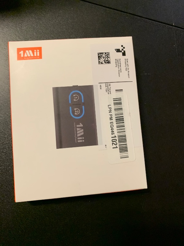 Photo 1 of 1Mii Bluetooth 5.3 Transmitter Receiver for TV to Wireless Headphones, Dual Link AptX Adaptive/Low Latency/HD Audio, Aux Adapter for Home Stereo, Airplane, Boat, Gym