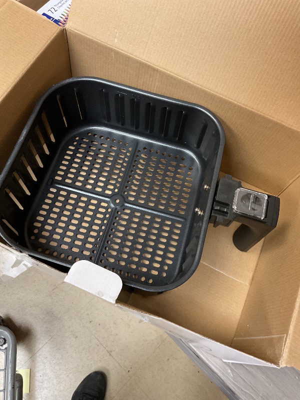 Photo 1 of COSORI Air Fryer Accessories, Replacement 5.8QT Original Basket For COSORI CP358-AF, CS358-AF Air Fryers, Non-Stick, Dishwasher-Safe, CAF-P582B