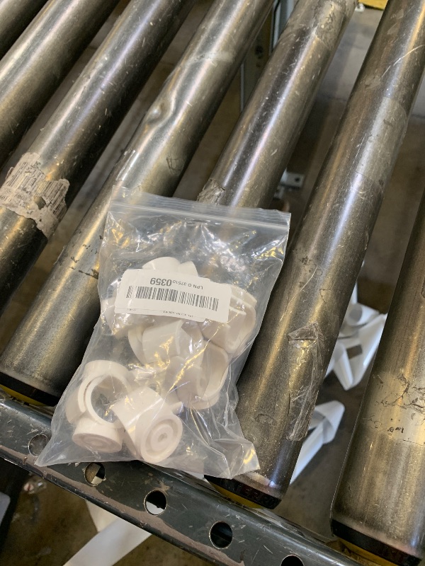 Photo 1 of Litoexpe 1 Inch Plastic PEX Pipe Support Hangers - 25mm PVC Pipe Holder, White Clips, 12pcs Tubing Clamp Tool