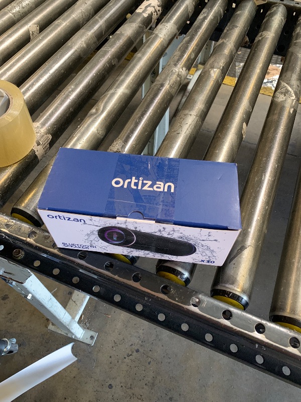 Photo 1 of Ortizan Portable Bluetooth Speaker, 40W Loud Sound and Deep Bass, IPX7 Waterproof, True Wireless Stereo, Bluetooth 5.3, Colorful Flashing Lights, Preset EQ, USB Play, for Home, Outdoor, Party, Black