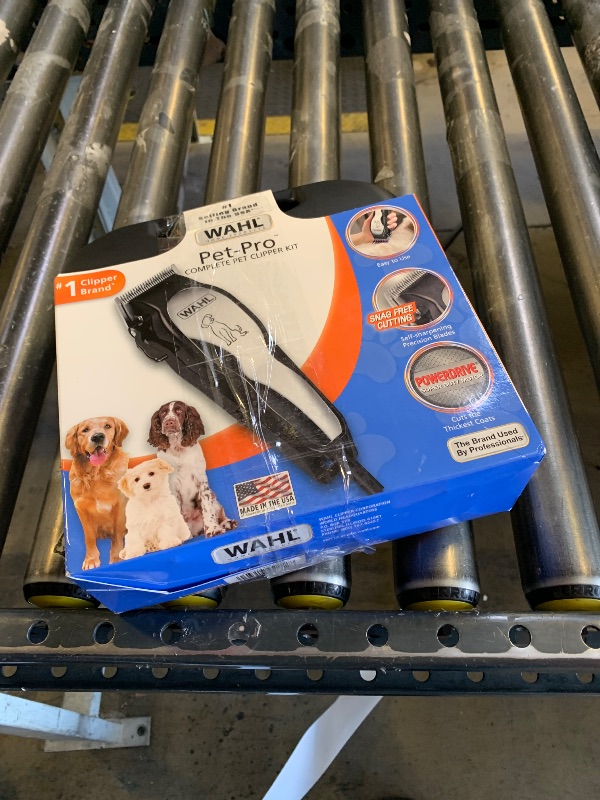Photo 1 of Wahl USA Clipper Pet-Pro Dog Grooming Kit - Electric Corded Dog Clipper for Dogs & Cats with Fine & Medium Coats - Model 9281-210
