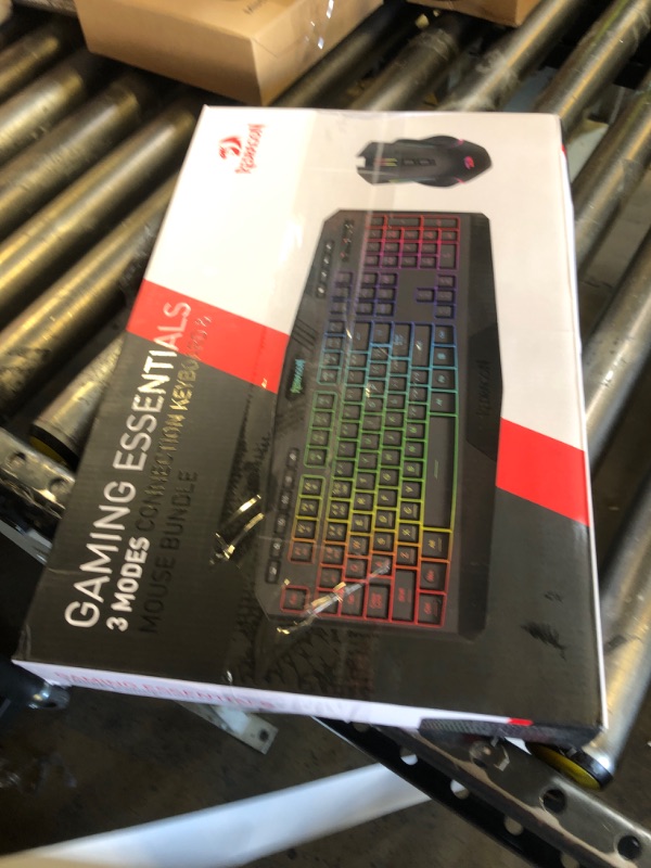 Photo 1 of Redragon S101M-KS Gaming Keyboard and Mouse Wireless with Tri-Mode, RGB Keyboard and 4800 DPI Gaming Mouse, 10 Independent Multimedia Keys for Wins, PC, Computer, Wireless S101 Ideal for Gamer