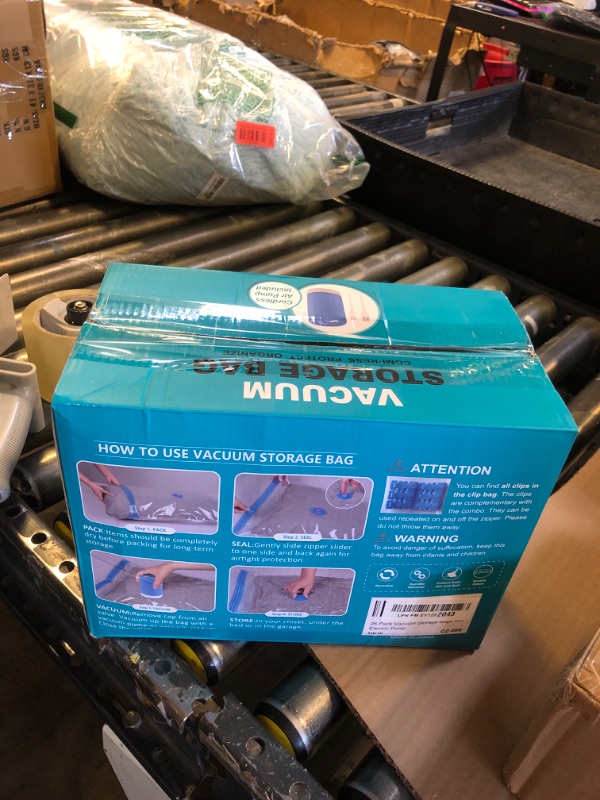 Photo 1 of 26 Pack Space Saver Storage Bags with Electric Air Pump