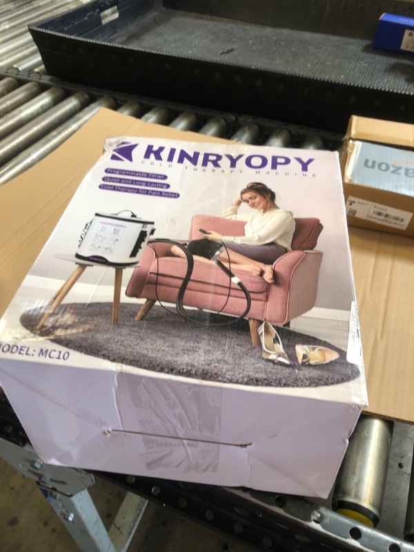 Photo 1 of Cold Therapy Machine with Programmable Timer, Portable Ice Machine for Knee After Surgery, Knee Replacement Recovery System, Cryotherapy Pain Relief w/Compression Pad for,Shoulder, Hip and Ankle