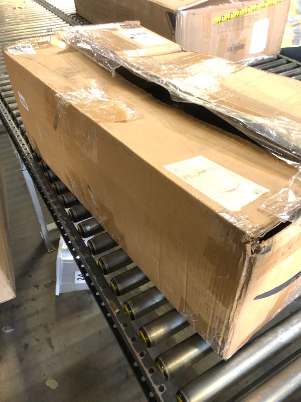 Photo 1 of ELAFROS Heavy Duty Plastic Utility Cart 34 x 17 Inch - Work Cart Tub Storage W/Deep Shelves and Full Swivel Wheels Safely Holds up to 550 lbs - 2 Tier Service Cart for Warehouse,Garage, Cleaning