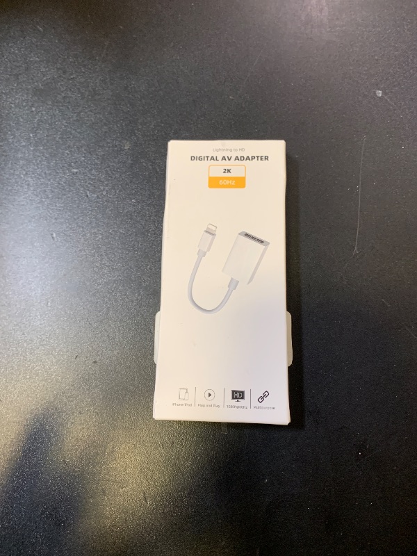 Photo 1 of BOIOT [MF Certified] Ligh/ting to HDMI Adapter for Phone, Digital AV Audio Dongle,1080P Sync Screen Cable Compatible with Phone 14/13/12/11/ X/ 8/7/ Pad to HDTV/Projector/Monitor No Power Needed