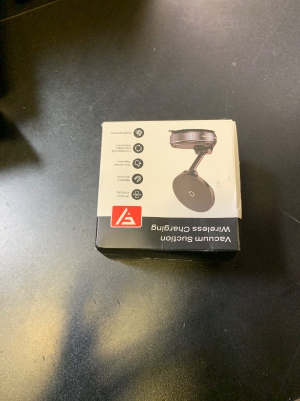 Photo 1 of CloudValley 15W Wireless Car Charger Mount, Nano Gel Vacuum Suction Magnetic Phone Holder for iPhone 16/15/14/13, Strong Grip on Rough Surfaces, Fast Charging, Adjustable 360° Car Mount
