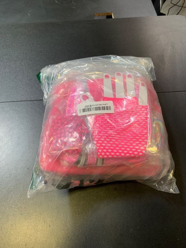 Photo 1 of WILDPARTY 80s Costume Accessories for Women, T-Shirt Tutu Fanny Pack Headband Earring Necklace Fishnet Gloves Legwarmers 80s Party Halloween Outfit for Women 24PCS (Pink XL)