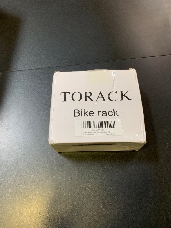 Photo 1 of TORACK Wall-mounted Bike Pedal Hanger, Heavy Duty Garage Wall Horizontal Bike Rack, Bike Display Stand for Wall, Holds Up to 70LBS(Pack of 2)