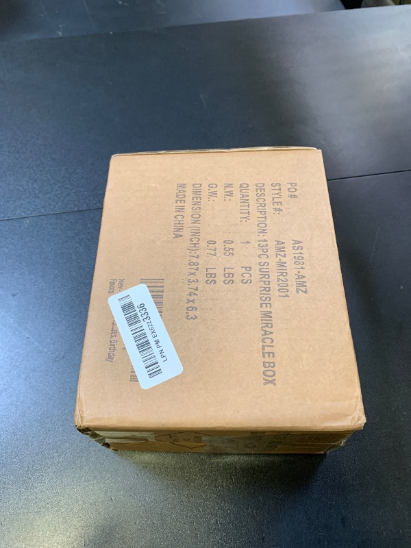 Photo 1 of Miraculous 13pc Surprise Miracle Box -Zag Heroez Themed Ladybug and Cat Noir Toys Surprise with Stickers for Kids, Treasure Prizes, Birthday Favors