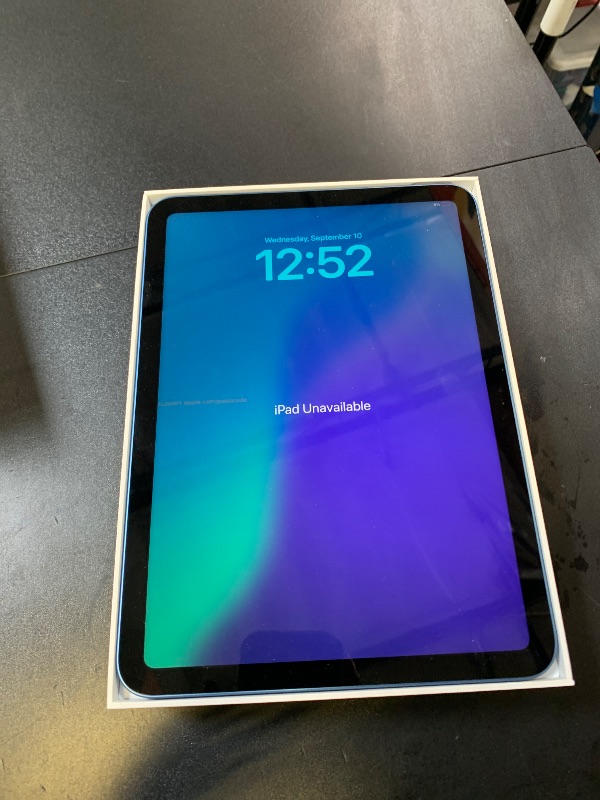 Photo 1 of Apple iPad 11-inch: A16 chip, 11-inch Model, Liquid Retina Display, 128GB, Wi-Fi 6, 12MP Front/12MP Back Camera, Touch ID, All-Day Battery Life — Blue