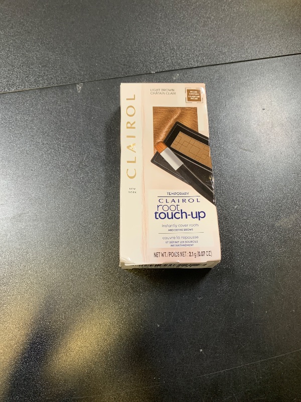 Photo 1 of Clairol Root Touch-Up Temporary Concealing Powder, Light Brown Hair Color, Pack of 1