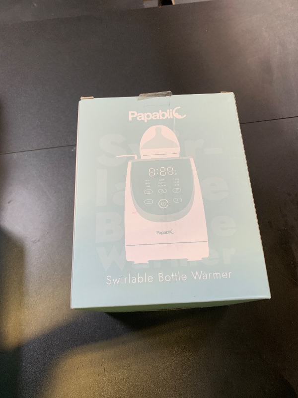 Photo 1 of Papablic NutriWarm™ Swirlable Bottle Warmer – Advanced Nutrient-Preserving Warming Technology, Fast and Even Warming for Breastmilk & Formula, Precise Temperature Control, Easy to Use