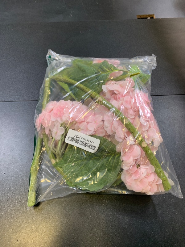 Photo 1 of MARTINE MALL 3Pcs 21in Hydrangea Artificial Flowers, Latex Real Touch Hydrangeas Lifelike Large Hydrangea Flowers for Home Decor Party Arrangements Wedding Bouquets Centerpieces (Blue)