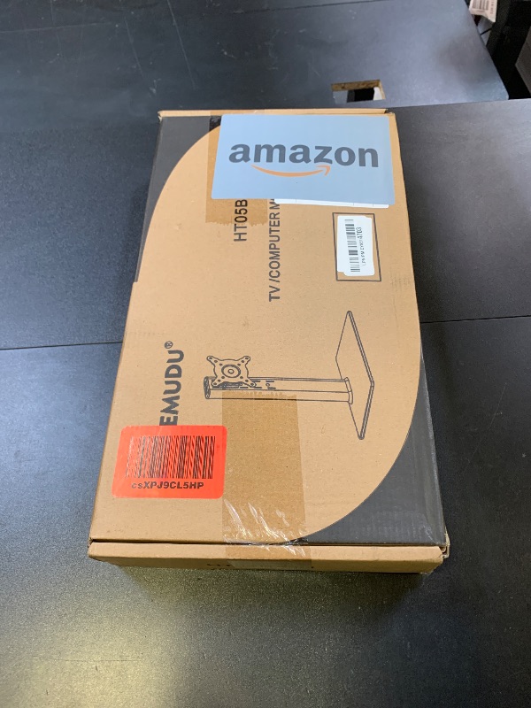 Photo 1 of Single LCD Computer Monitor Free-Standing Desk Stand Mount Riser for 13 inch to 32 inch screen with Swivel, Height Adjustable, Rotation, Vesa Base Stand Holds One (1) Screen up to 77Lbs(HT05B-001))