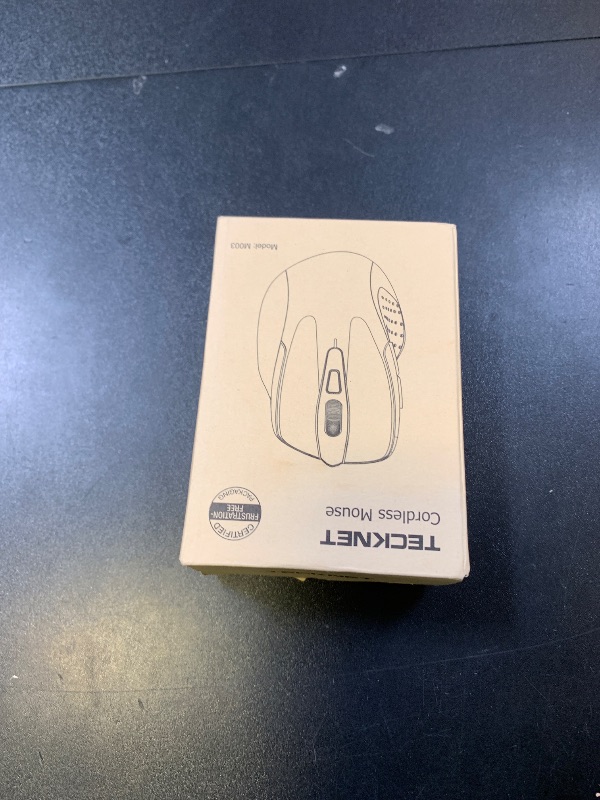 Photo 1 of TECKNET Wireless Mouse, 2.4G Ergonomic Optical Mouse, Computer Mouse for Laptop, PC, Computer, Chromebook, Notebook, 6 Buttons, 24 Months Battery Life, 2600 DPI, 5 Adjustment Levels