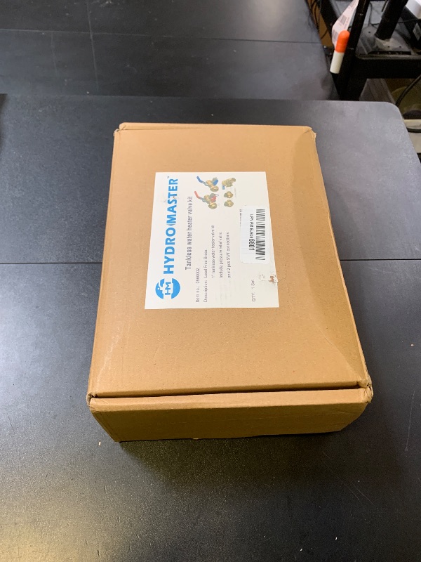 Photo 1 of Hydro Master Tankless Water Heater Service Valve Kit with Pressure Relief Valve Included 2 pcs SWT Connections,  IPS Isolator Clean Brass