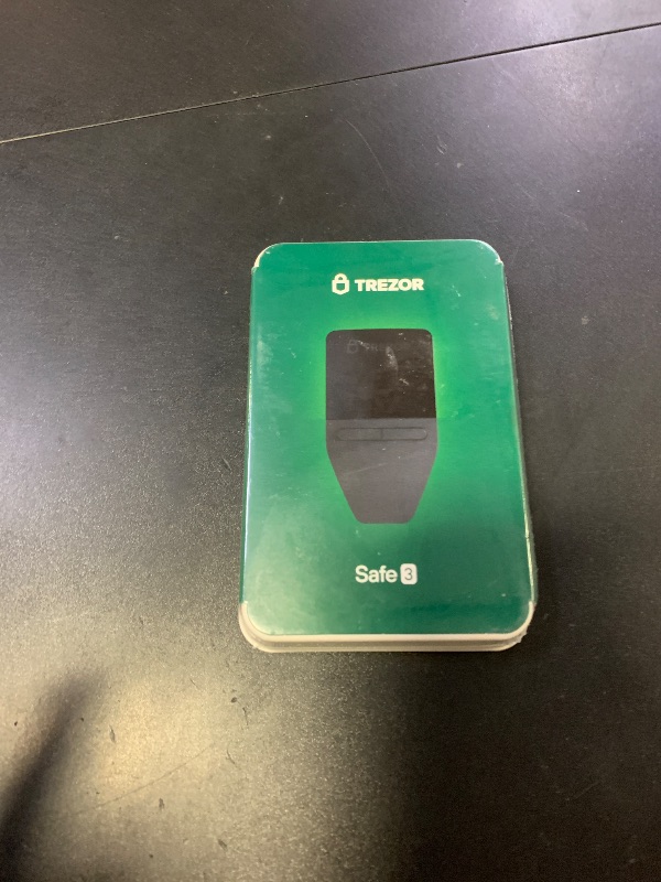 Photo 1 of Trezor Safe 3 - Passphrase & Secure Element Protected Crypto Hardware Wallet - Buy, Store, Manage Digital Assets Simply and Safely (Stellar Silver)
