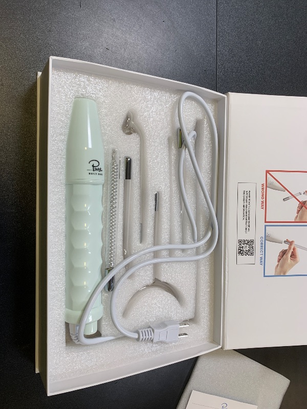 Photo 1 of NuDerma Professional Skin Therapy Wand - Portable Skin Therapy Machine with 6 Neon & Argon Wands – Boost Your Skin – Clear Firm & Tighten