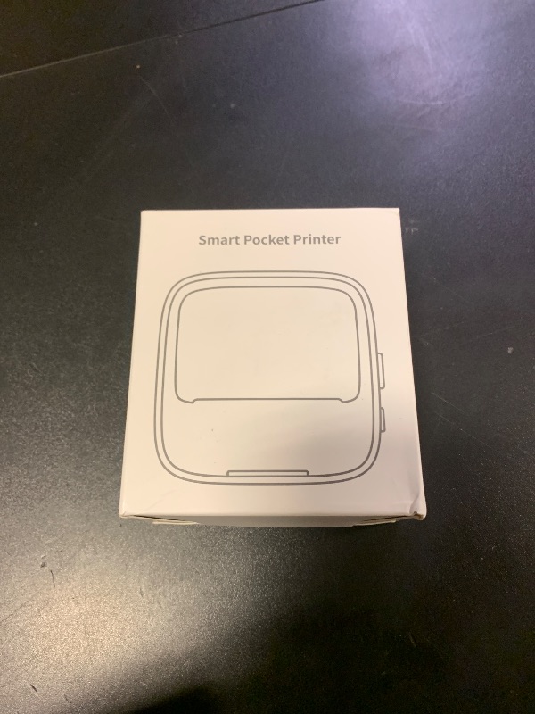 Photo 1 of iDPRT Mini Sticker Maker Portable Printer with 1 Roll Sticker Paper - Bluetooth Inkless Printers for Study Notes, Pictures, DIY, Label, iOS & Android Free App with Multiple Templates, Grey