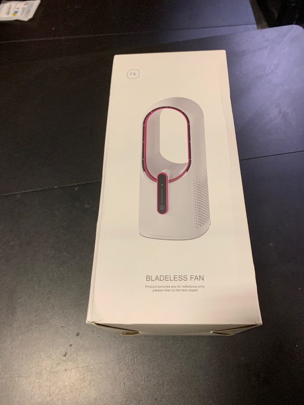 Photo 1 of KONSIDEN Desk Fan Bladeless, 11.8 Inch Office Fan Small, Quiet, 3 Speed Adjustment, Touch Control, Easy to Clean, Desk Fans Small Quiet, Ideal for Office, Living Room, Bedroom