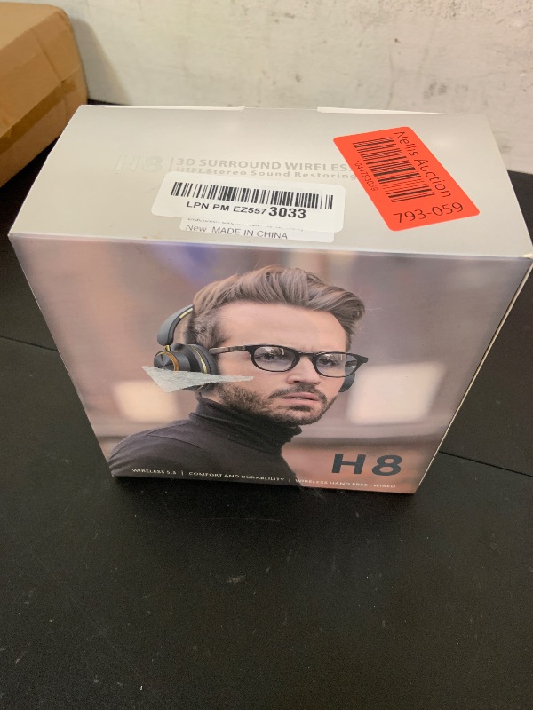 Photo 1 of OOYY Bluetooth Over-Ear Headphones, Foldable Wireless Headphones with Hidden Mic for Cell Phone, PC, Laptop, Suitable for Music, School, Workouts, and Gaming (Khaki)