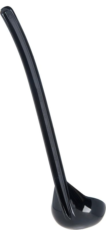 Photo 1 of Carlisle FoodService Products 029503 Carly Plastic Dressing/Serving Ladle, 0.45 oz., Black