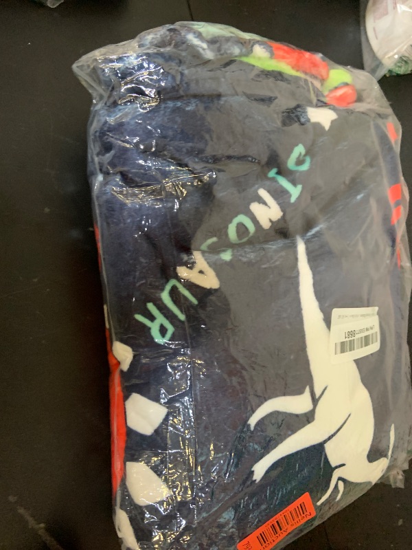 Photo 1 of Wajade Dinosaur Blanket for Boys Soft Fleece Thorw Kids Dino Blanket for Couch Sofa Bedroom Warm Blankets Birthday Gifts for Kids Boys Teen 50"x60"