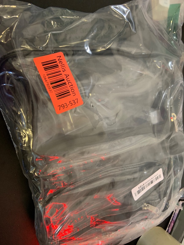 Photo 1 of MAY TREE Clear Backpack Stadium Approved for Women and Men, Clear Bag for Stadium Events, Transparent bag for Concert Sporting Festival, Black