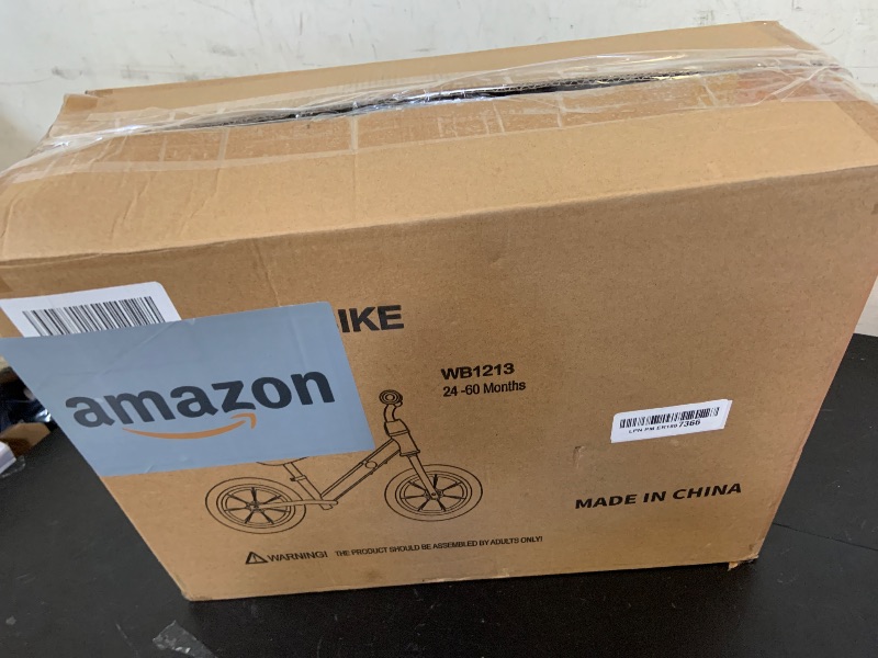 Photo 1 of HAWEEK Toddler Balance Bike for 3-5 Year Old 12” No Pedal Training Bike Toys for Kids 2-4 Years Adjustable Seat & Handlebar Birthday Gifts for 1-3 Boys Girls (Blue)
