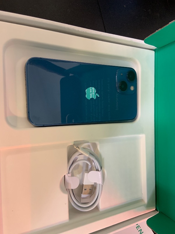 Photo 1 of Apple iPhone 13 Mini, 128GB, Blue - Unlocked (Renewed Premium)