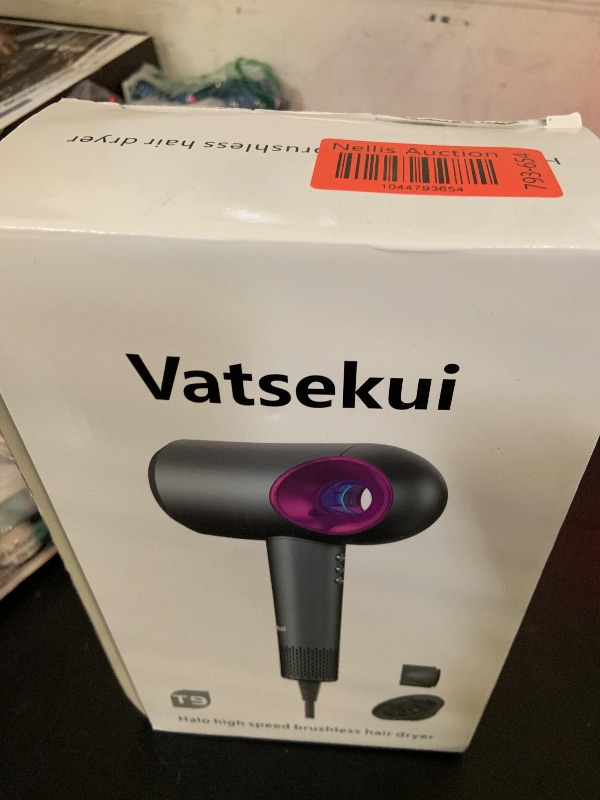 Photo 1 of Hair Dryer, High-Speed Ionic Low Noise Blow Dryer with Diffuser for Fast Drying, Professional 504 Millions Negative Ionic Thermo-Control Hairdryer, Travel with Magnetic Diffuser & Nozzle