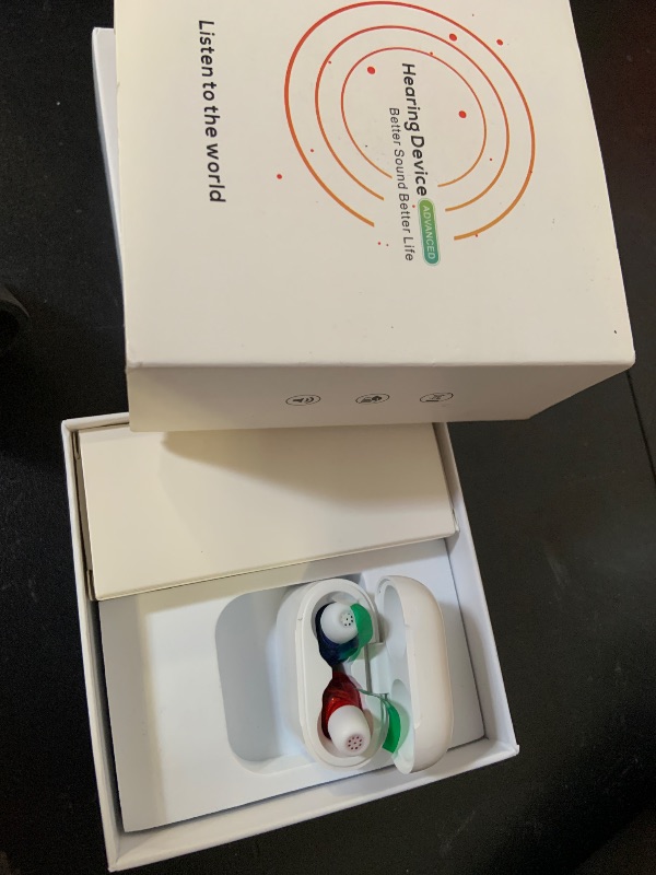 Photo 1 of Hearing Aids, Wireless Rechargeable Hearing Amplifier, OTC Hearing Aids with Magnetic Charging Case, 2 Channel Digital in Ear Noise Cancelling Hearing Devices for Seniors