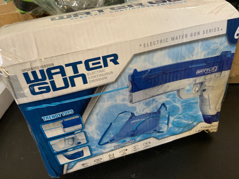 Photo 1 of Electric Water Gun for Adults & Kids, Water Gun with 1000CC Backpack& 33FT Range Squirt Guns Water Pistol Automatic Power Water Toy - Pool Beach Outdoor Summer Toys Gift for Boys Girls?2PCS?