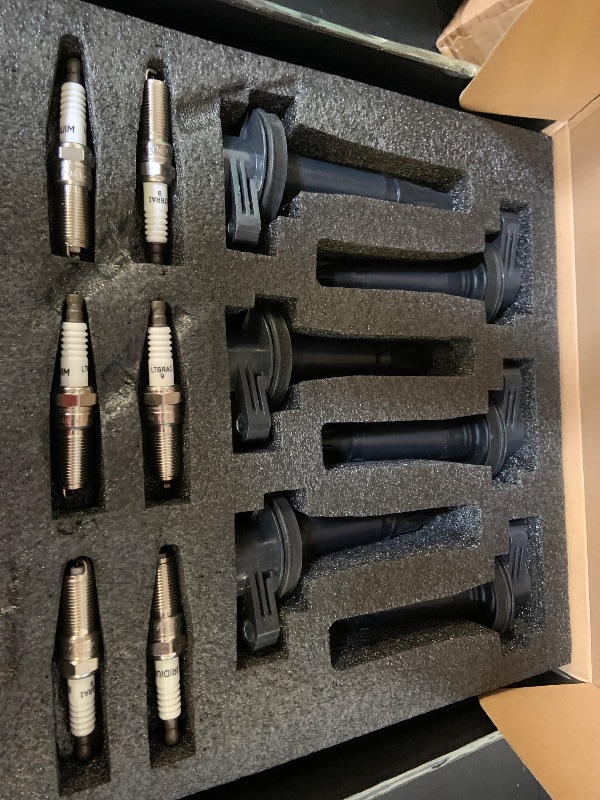Photo 1 of maXpeedingrods UF553 Set of 6 Ignition Coil Pack and Iridium Spark Plugs Fit for Ford Mazda Lincoln 3.5L 3.7L V6, Ignition Coil Kit Replaces UF-553