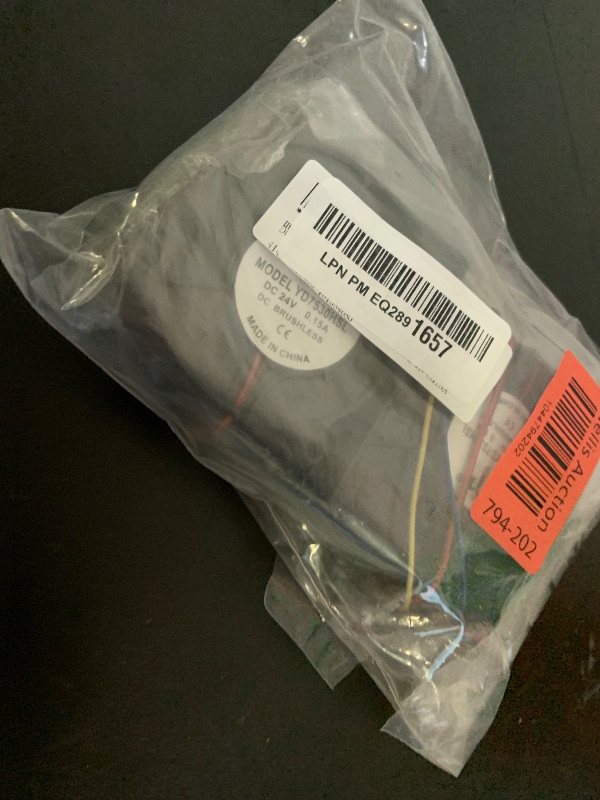 Photo 1 of MECCANIXITY DC Brushless Cooling Blower Fan Cooler 7530 75x75x30mm Turbine Turbo Dual Ball Bearing Centrifugal Flow Blower DC24V 2 Pin for 3D Printer 2pcs