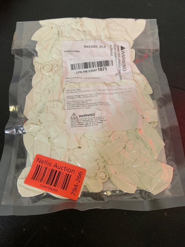 Photo 1 of RUBFAC 5 Inch 120pcs White Latex Party Balloons, Thicker White Balloons for Birthday Wedding Baby Shower Graduation Anniversary Party Decorations