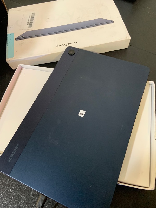 Photo 1 of ITEM IS MISSING CHARGER ------------------------------------------------------------------------------SAMSUNG Galaxy Tab A9+ 11” 64GB Wi-Fi Android Tablet, Big Screen, Quad Speakers, Upgraded Chipset, Multi Window Display, Slim, Light, Durable Design, US 